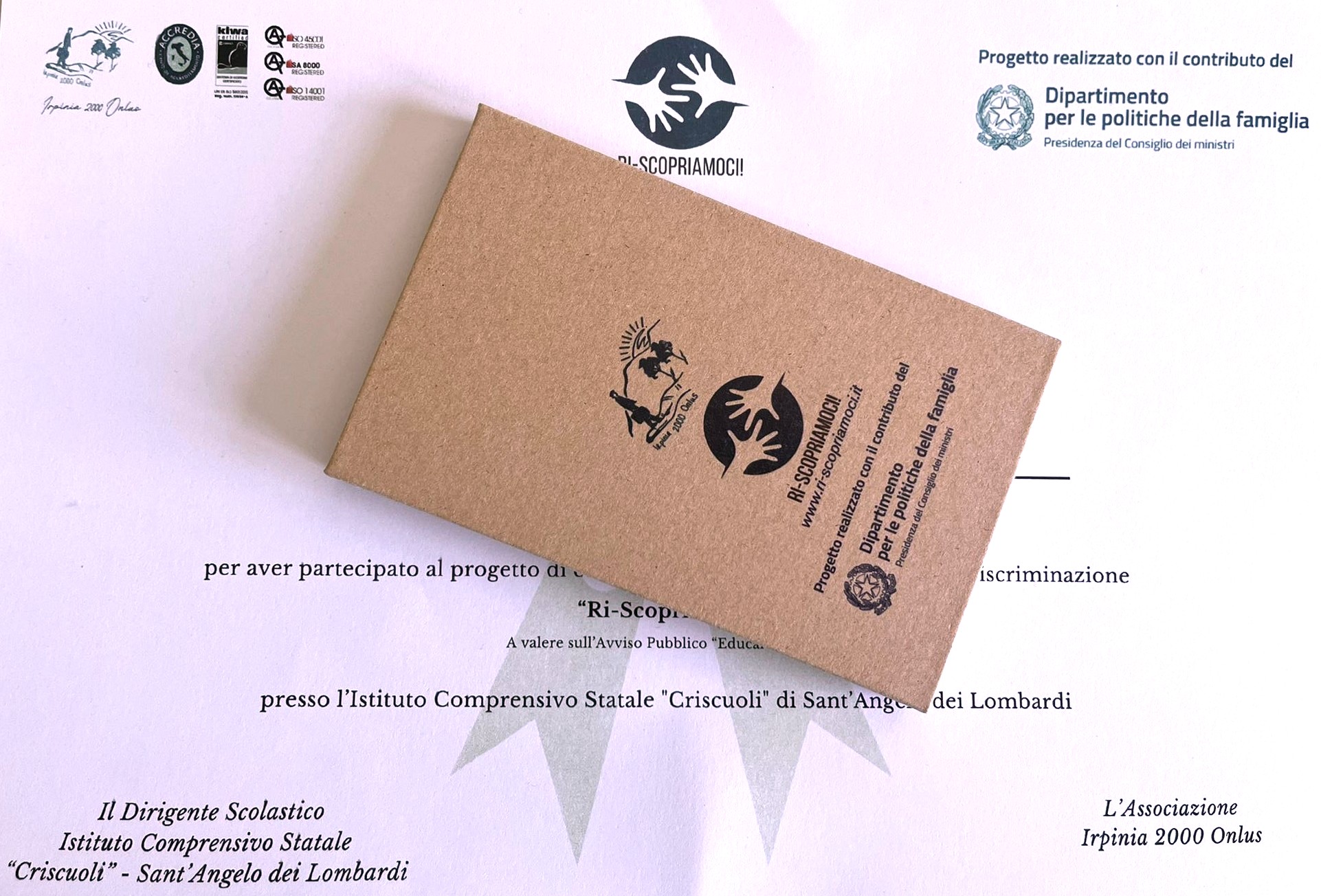 A Torella dei Lombardi la consegna dei primi attestati
